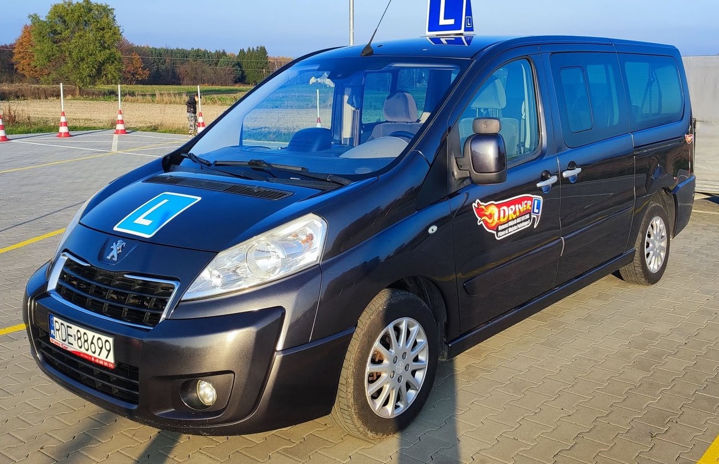 Peugeot Expert + przyczepa, auto szkoleniowe OSK Driver